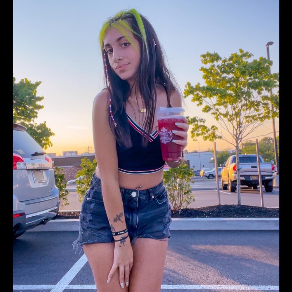 Small Shein crop top tank top